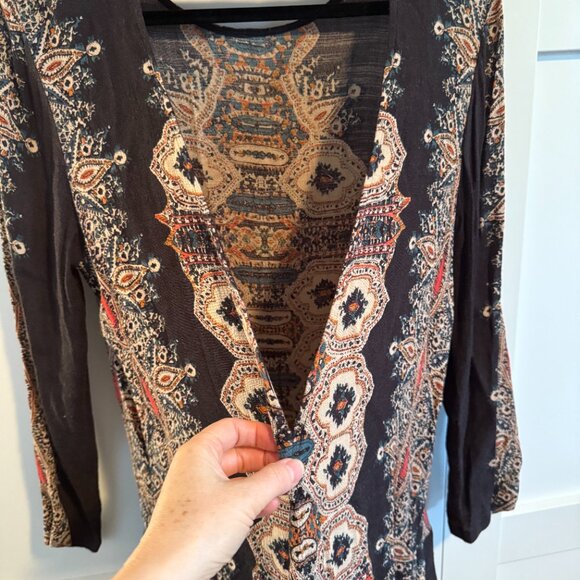 Free People Smooth Talker Tunic, Color: Black, sz Medium - Picture 6 of 10